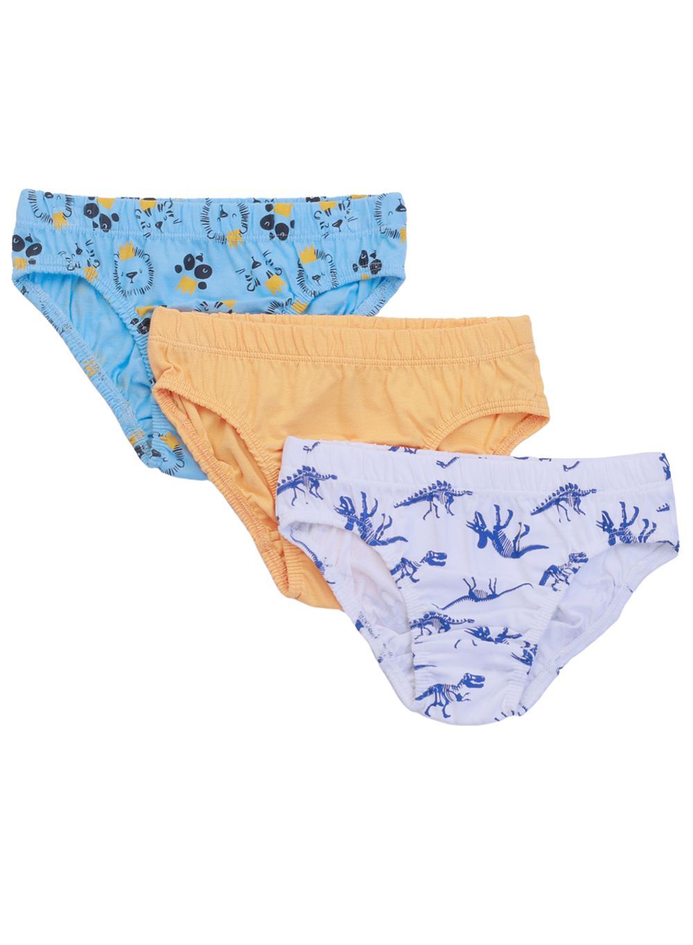 Nuego - 3pc-Set - Girls' Briefs - Yellow/White/Blue