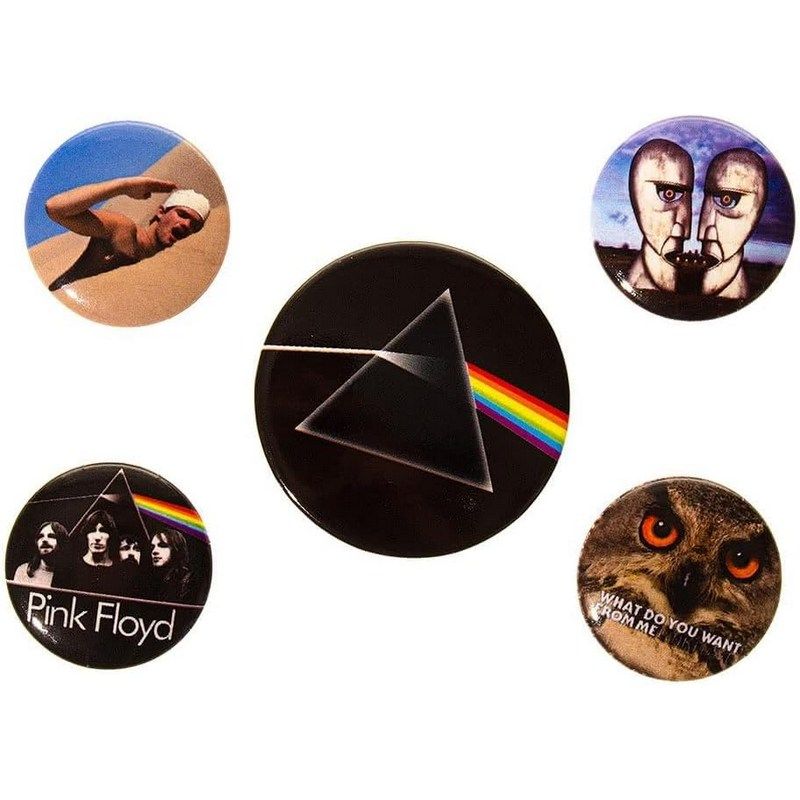 Pyramid International - Pink Floyd Badge Pack - 5pcs