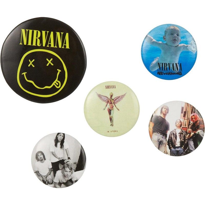 Pyramid International - Nirvana Iconic Badge Pack - 5pcs