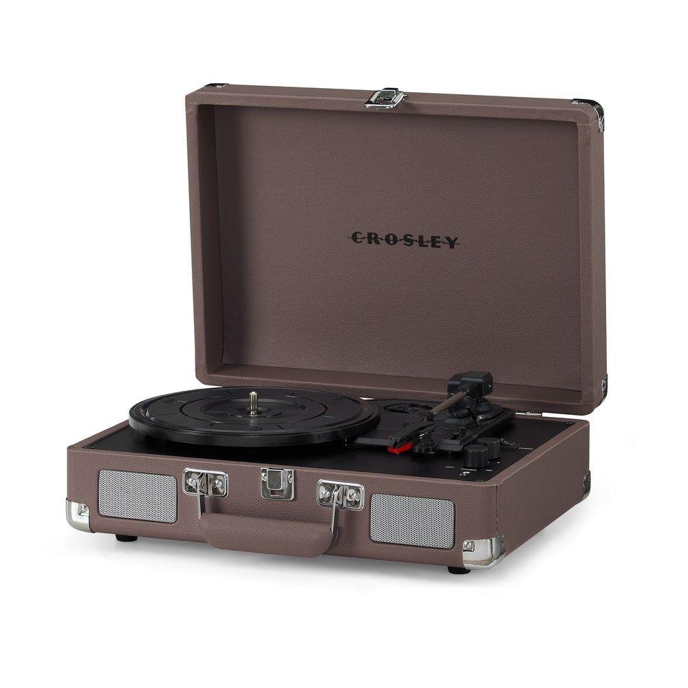 Crosley - Cruiser Plus Portable Turntable W/ Bluetooth In/Out - Purple Ash