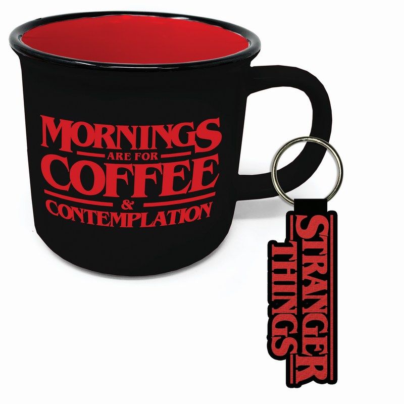 Pyramid International - Stranger Things - Coffee & Contemplation - Gift Set Mug & Keychains