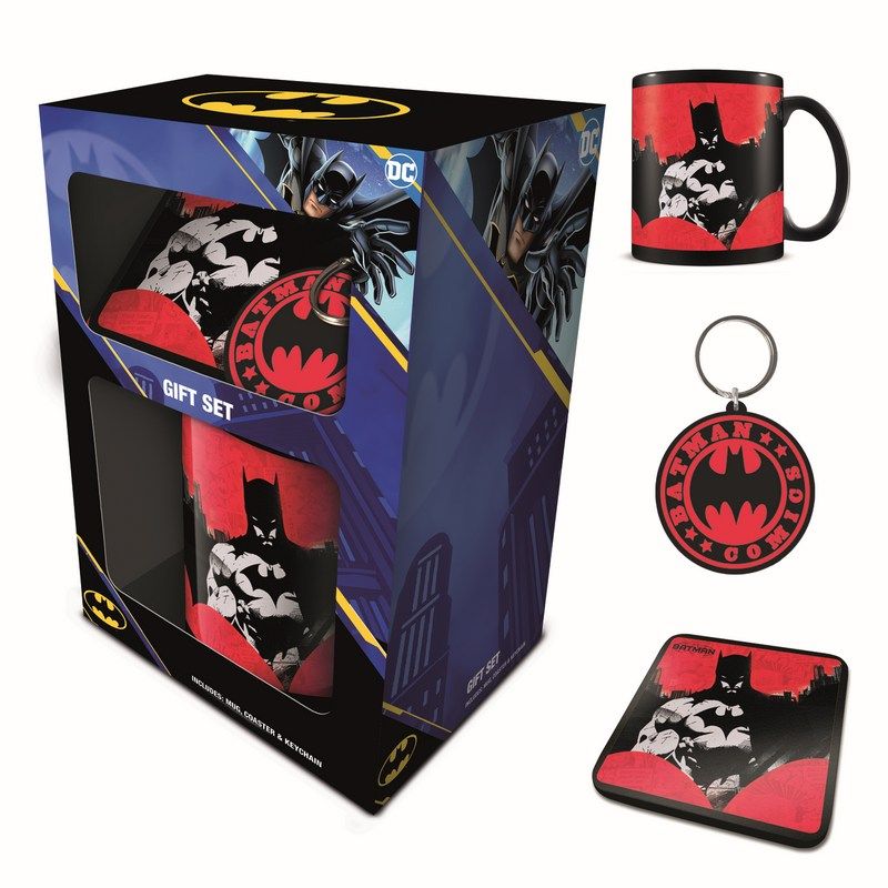 Pyramid International - The Batman Red - Mug Coaster & Keychain