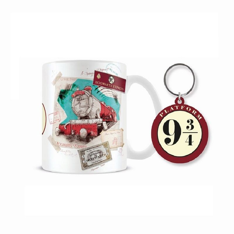 Pyramid International - Harry Potter - Platform 9 3/4 - Mug & Keychain Set