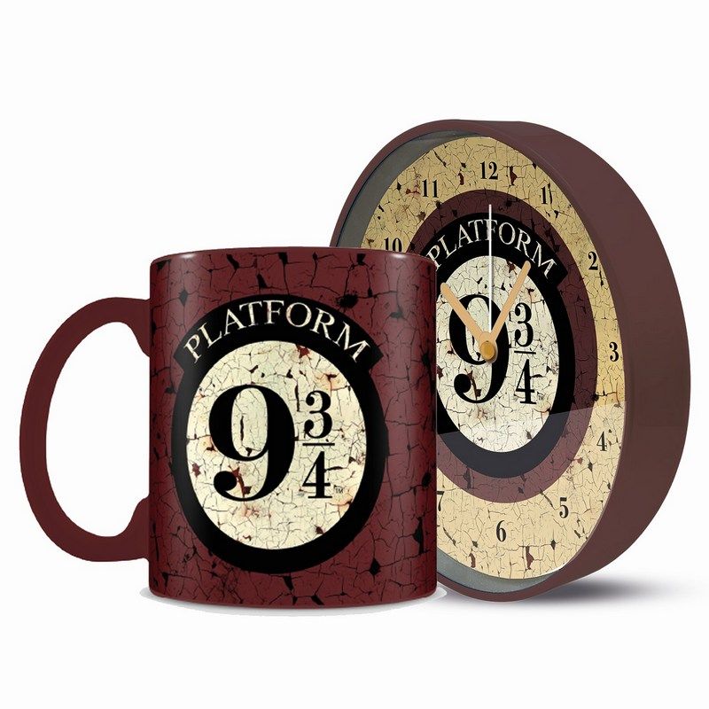 Pyramid International - Harry Potter - Platform 9 3/4 Morning Set - Mug & Desk Clock