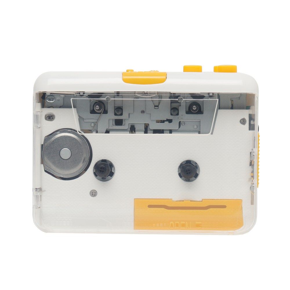 Mji - Clear Super USB Cassette Player JO9 - White