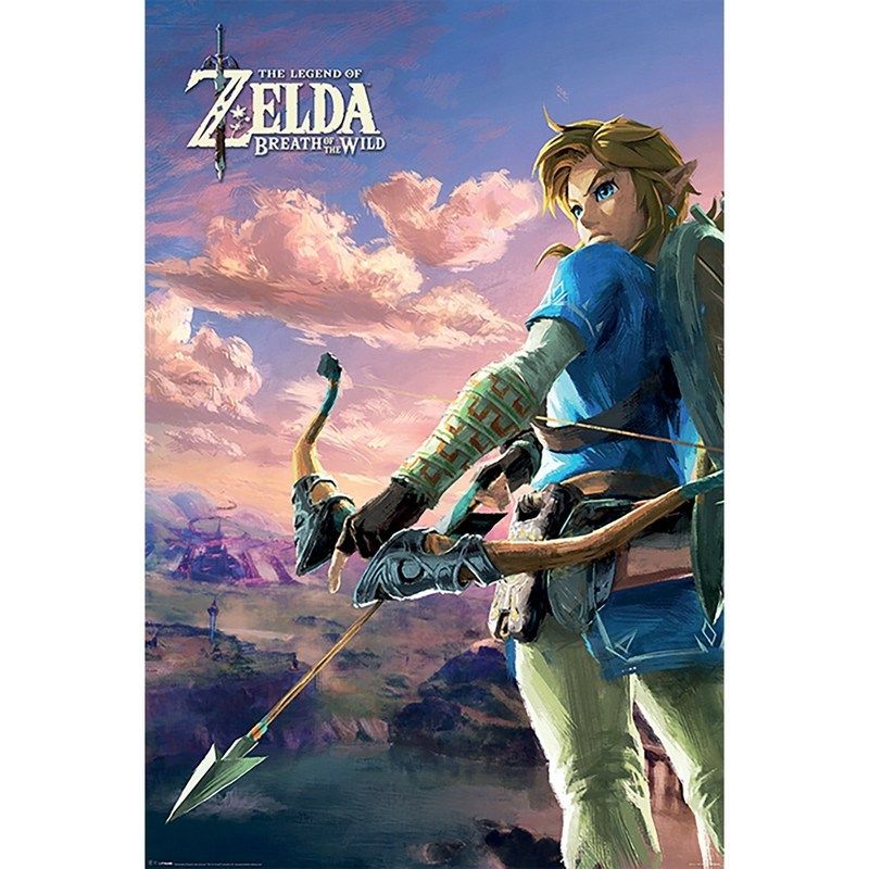 Pyramid International - The Legend Of Zelda Breath Of The Wild Hyrule Scene Landscape Maxi Poster