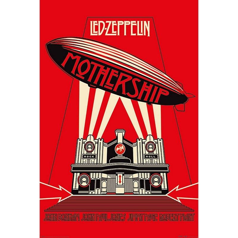 Pyramid International - Led Zeppelin Mothership Red Maxi Poster