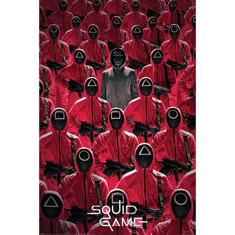 Pyramid International - Squid Game Crowd Maxi Poster