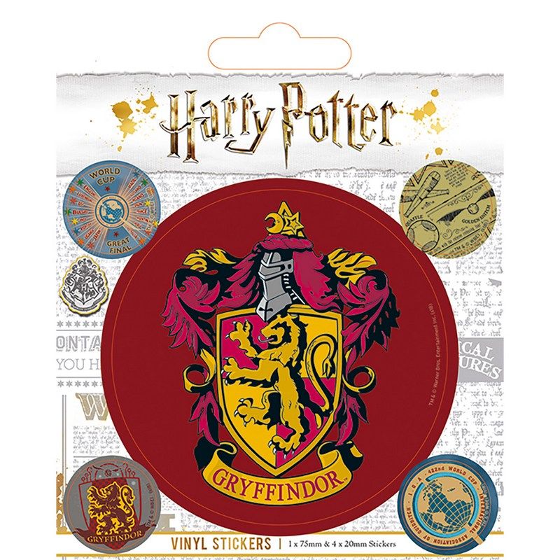 Pyramid International - Harry Potter Gryffindor Vinyl Sticker Pack