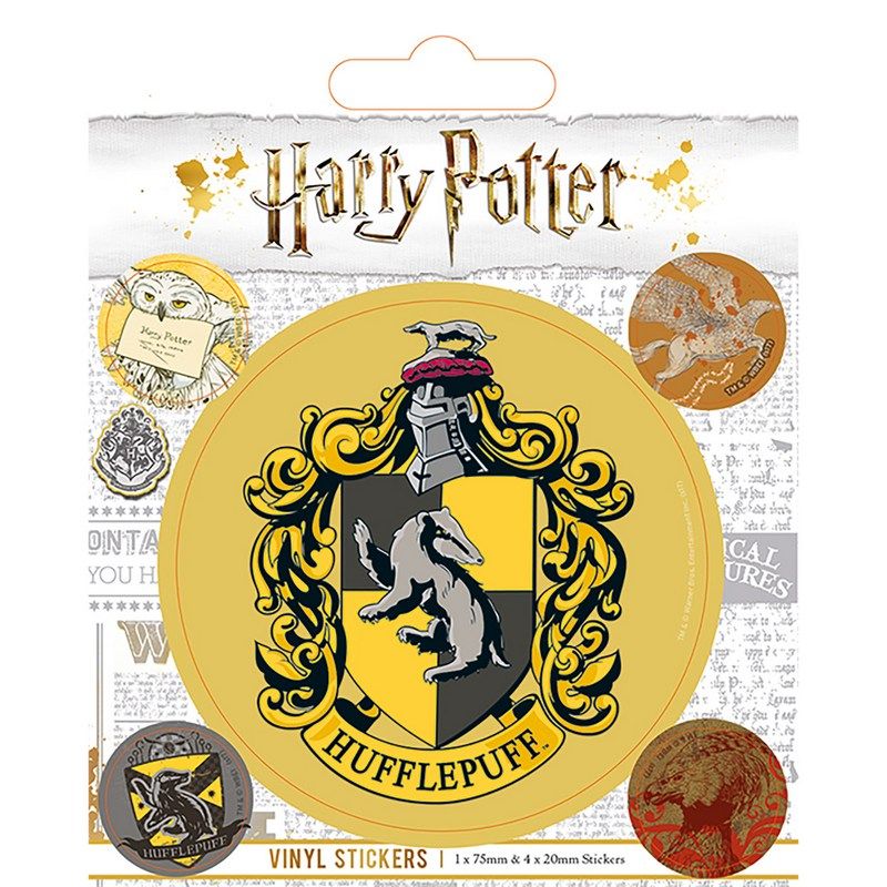 Pyramid International - Harry Potter Hufflepuff Vinyl Sticker Pack