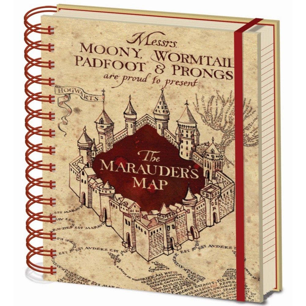 Pyramid International - Harry Potter - The Marauders Map A5 Wiro Notebook