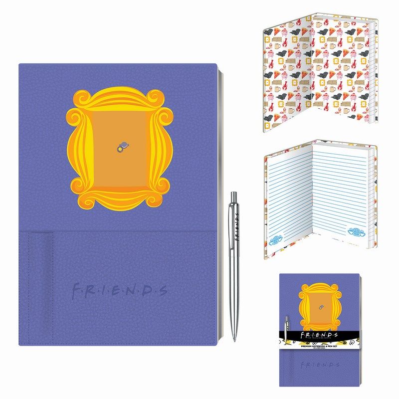 Pyramid International - A5 Notebook And Pen Set - Friends