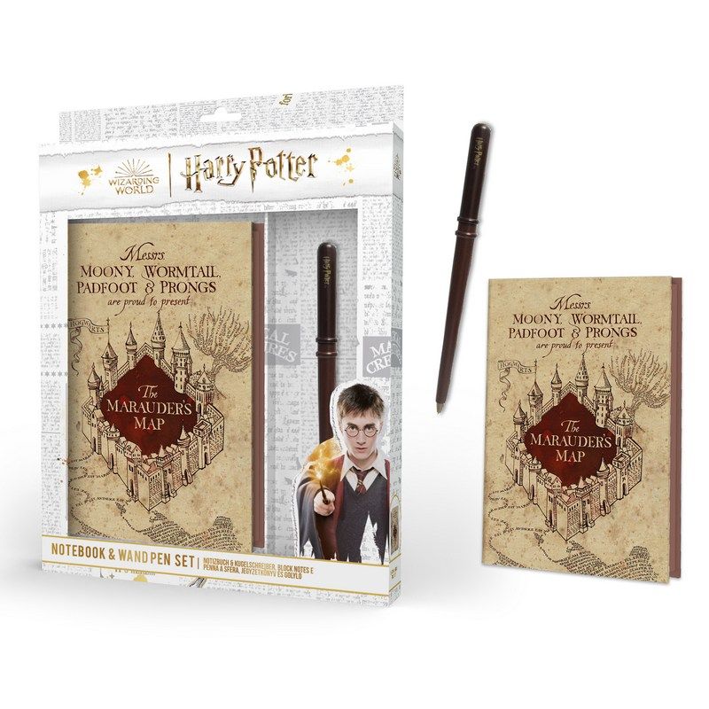 Pyramid International - Harry Potter Notebook And Wand Pen Set - 2pcs