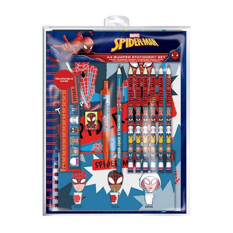 Pyramid International - A4 Bumper Stationery Set - Spider-Man - 12pcs