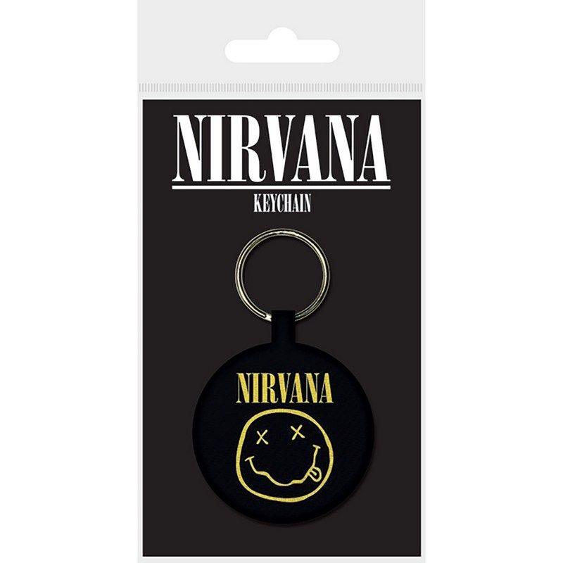 Pyramid International - Nirvana Smiley Woven Keychain