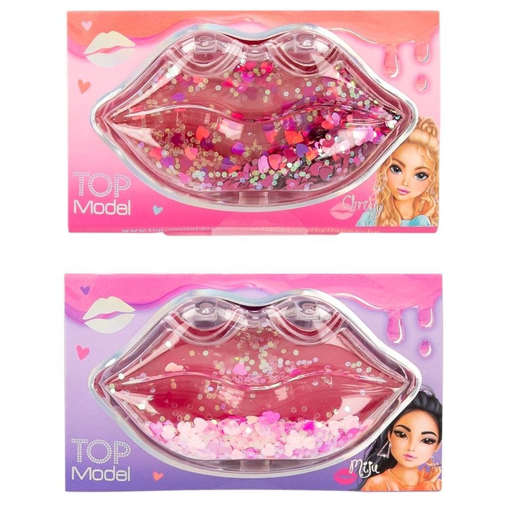 Top Model - Beauty & Me Lip Shaped Case Lip Gloss 1pc - Style May Vary