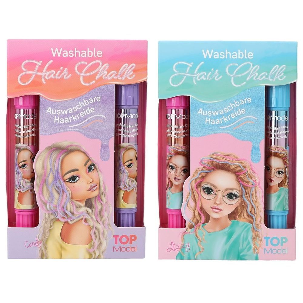 Top Model - Beauty & Me Hair Chalk Pen - 2pcs - Style May Vary