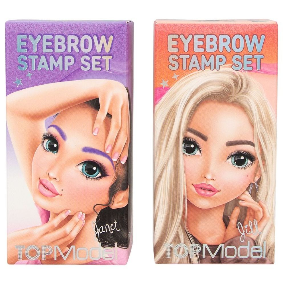 Top Model - Beauty & Me Eye Brow Stamp Set 1pc - Style May Vary