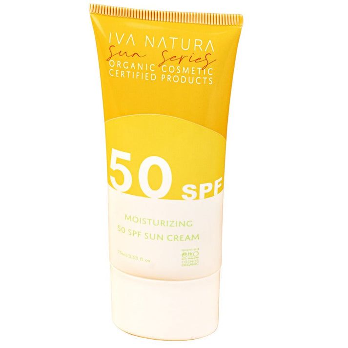 IVA Natura - SPF50 Organic Moisturizing Sun Cream - 75 ml