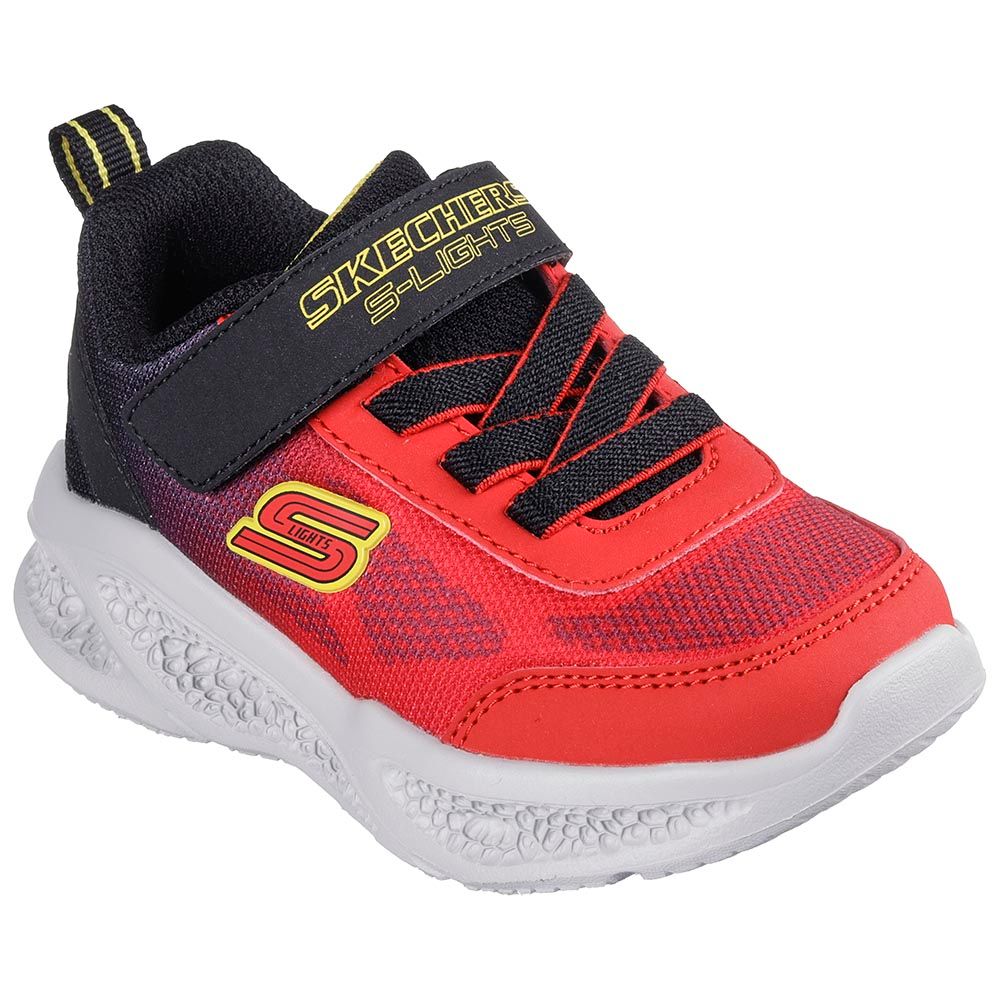 Skechers - Meteor Lights Sneakers - Red/Black