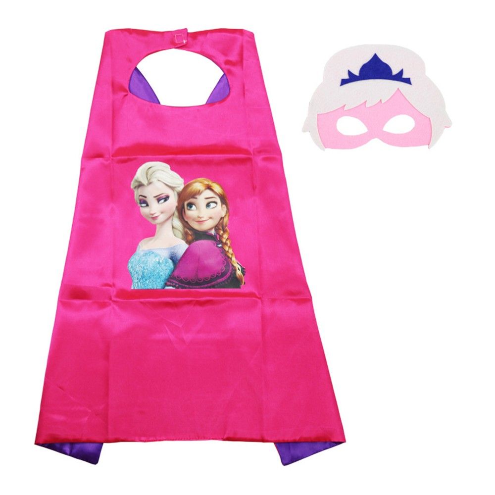 Doodle Kiddo - Princess Anna Cape And Mask Halloween Costume