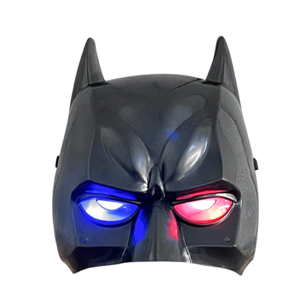 Doodle Kiddo - LED Light Up Batman Mask for Halloween - Black