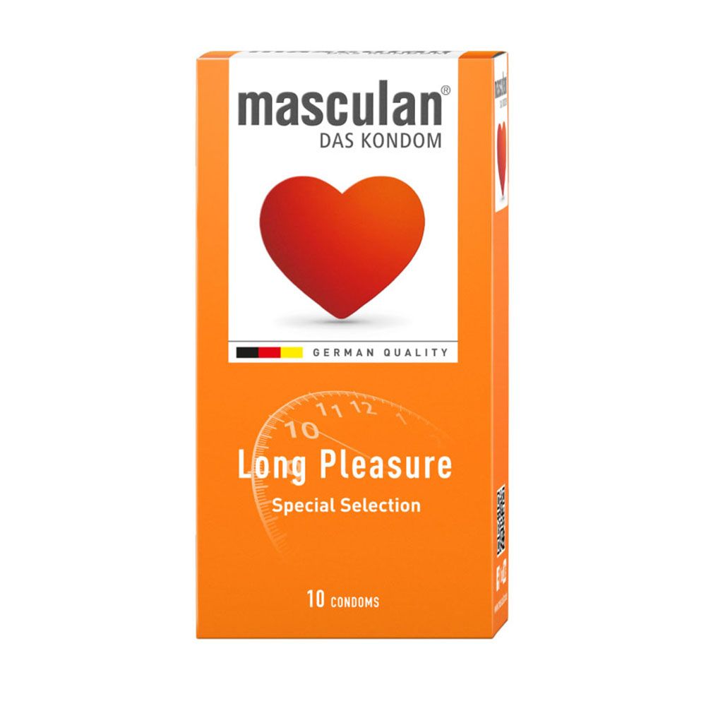 Masculan - Extra Long Pleasure Condoms - 10 Pcs