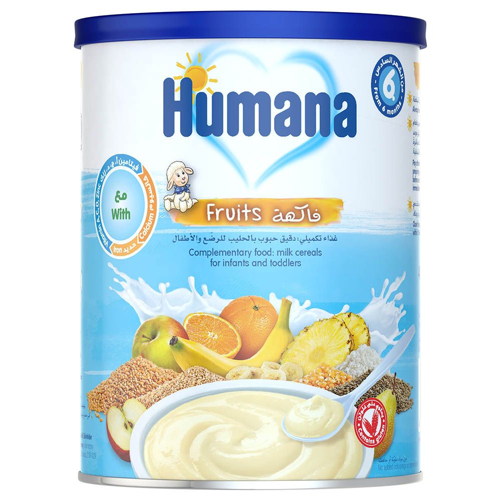 Humana - Baby Milk Cereal - Fruits - 400 g