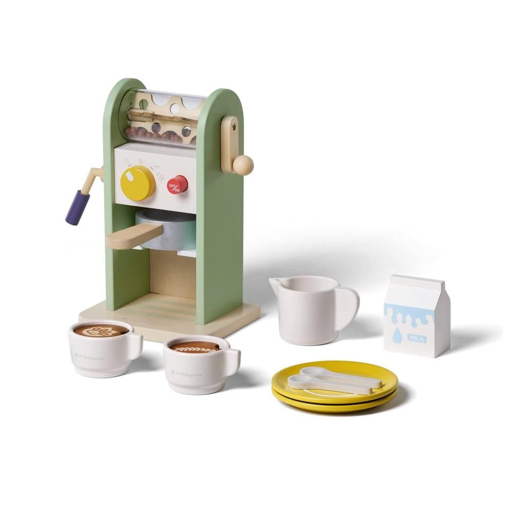 Babycare - Junior Coffee Maker Machine Playset - 10 Pcs