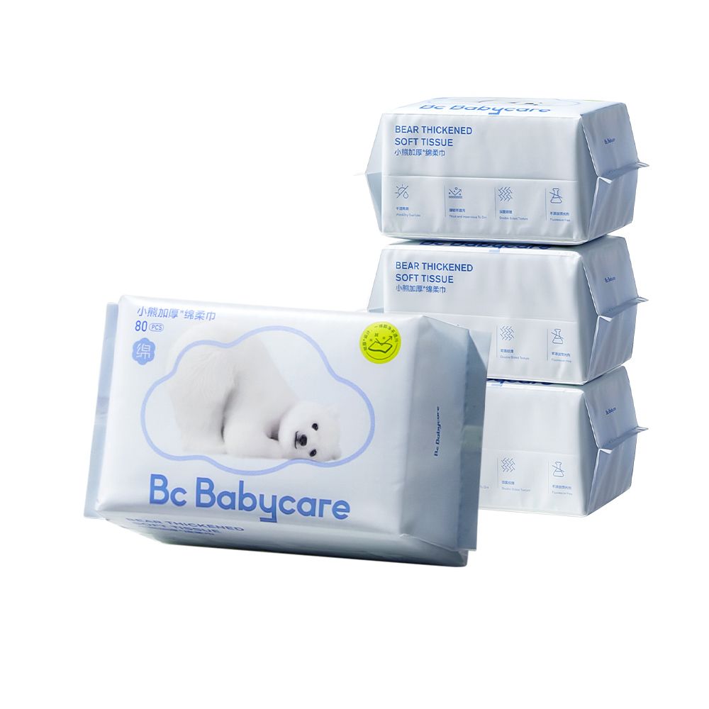 Babycare - Thickened Soft Tissue - Pack of 4 - 320 Pcs