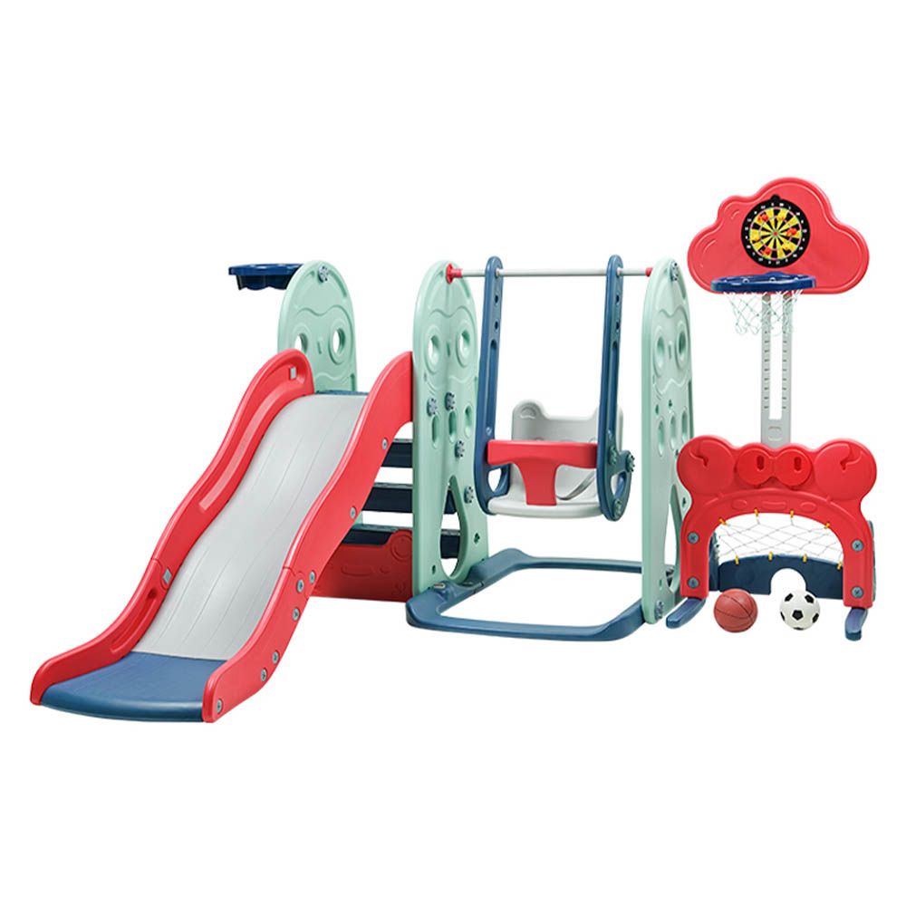 Babycare - Jungle Slide & Swing Set Multicolor