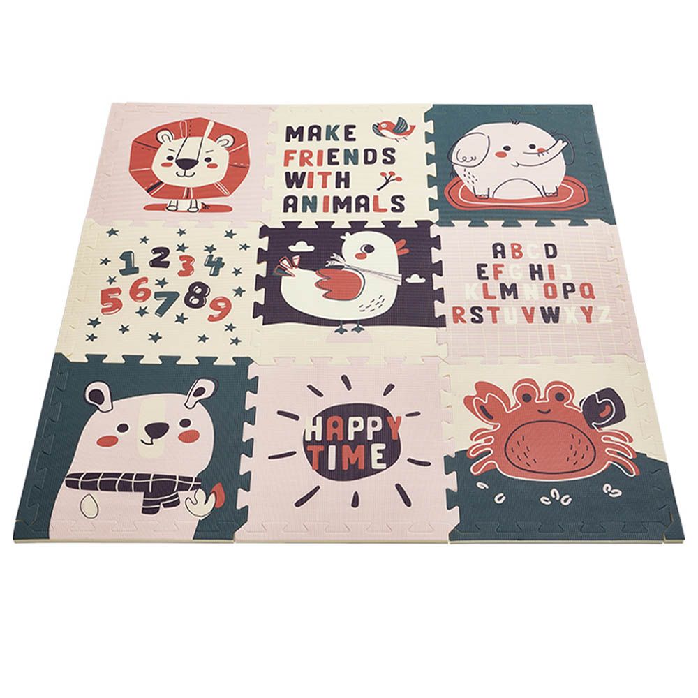 Babycare - Splicing Play Mat - White/Multi