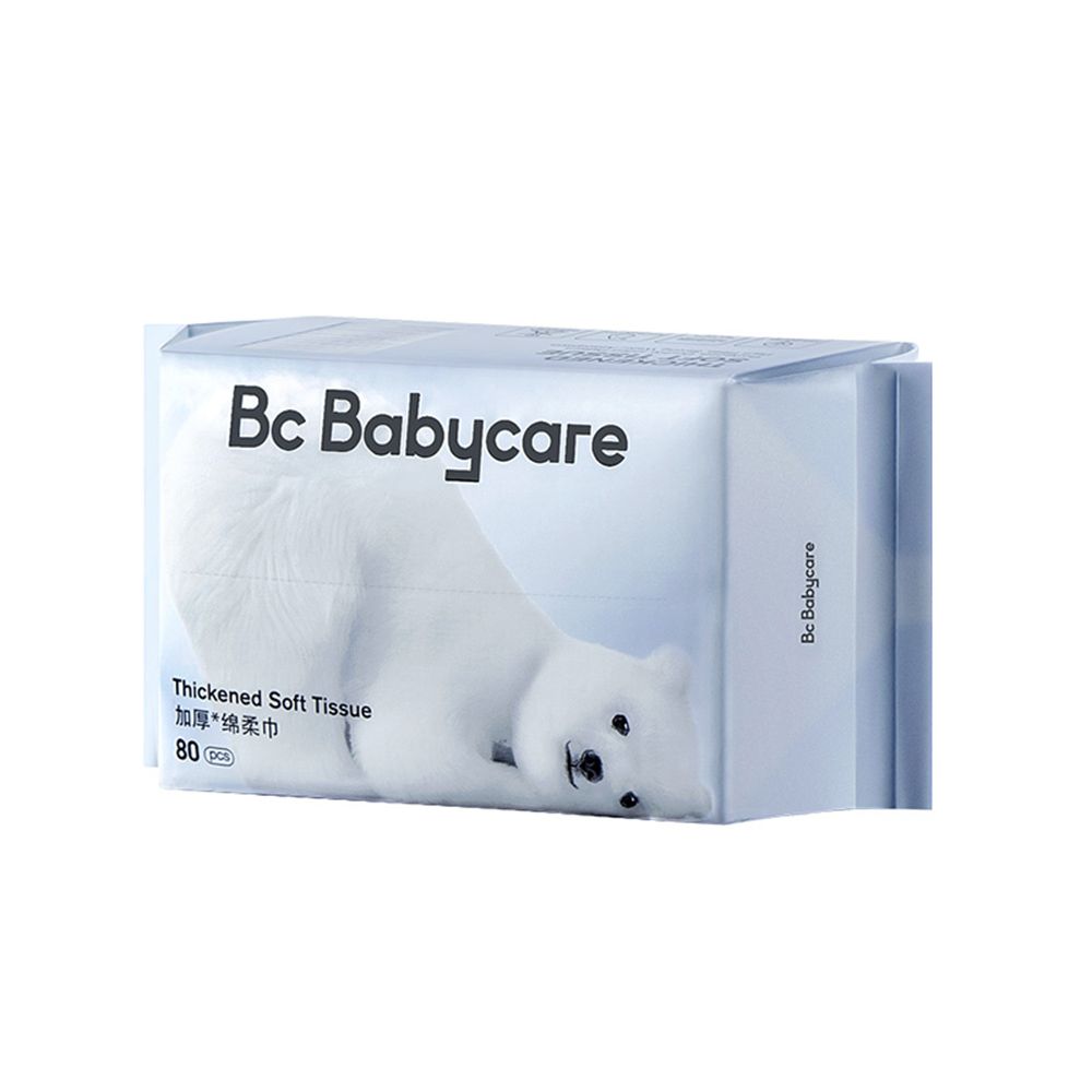 Babycare -  Thickened Soft Tissue - Sky Blue - 80 Pcs