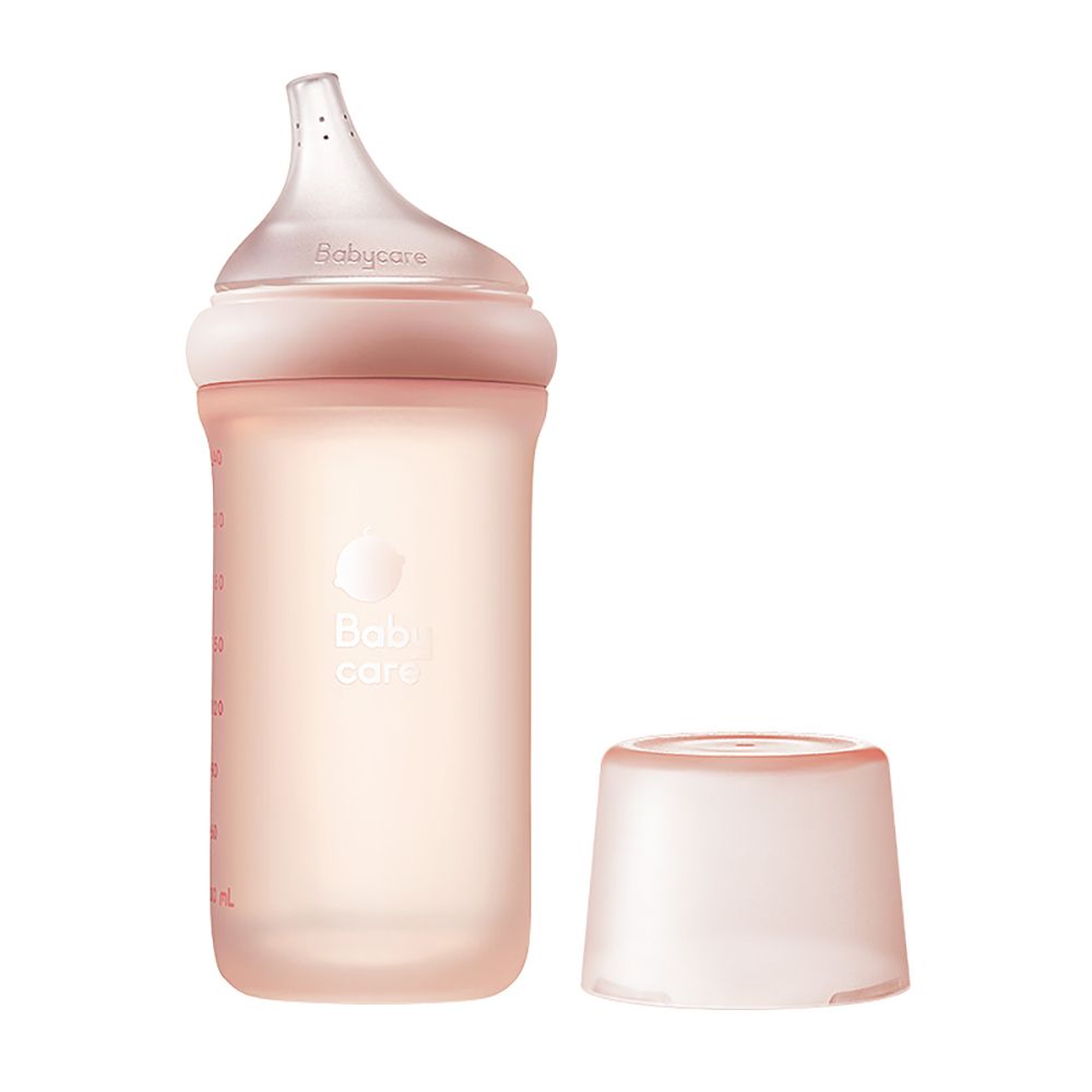 Babycare - Nopayon Pro Bottle - Wide-Mouth Opening - Pink - 6-12M