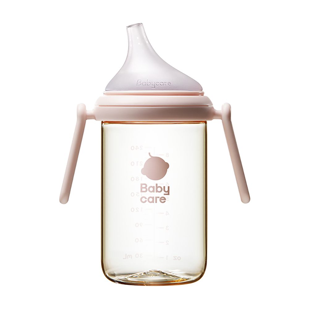 Babycare - Nopayon Pro Bottle - With Hand -  Pink - 6-12M