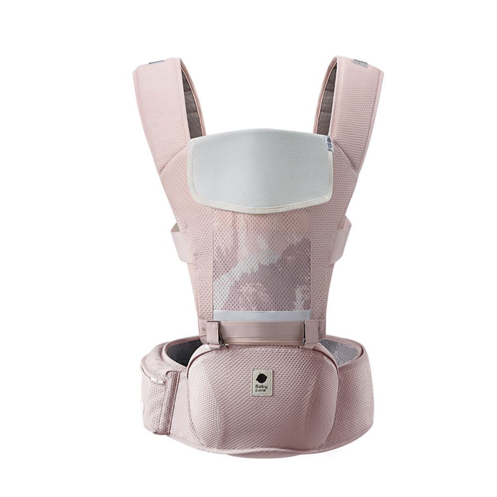 Babycare - Lightweight & Breathable Carrier With Hip Seat - Pink