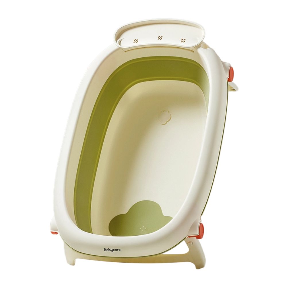 Babycare -  Baby Foldable Bathtub - Mustard Green