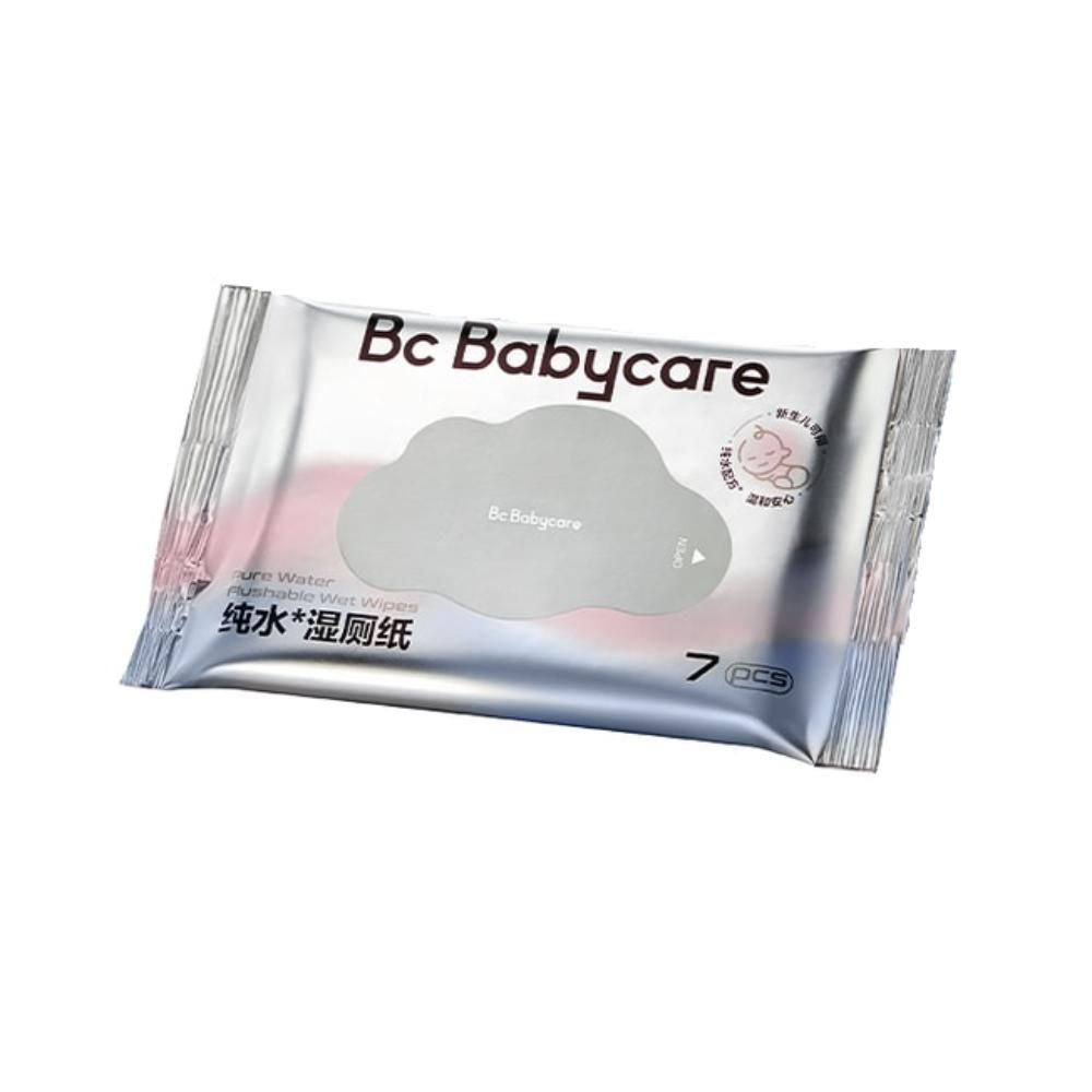 Babycare - Pure Water Flushable Wet Wipes - 7 Pcs