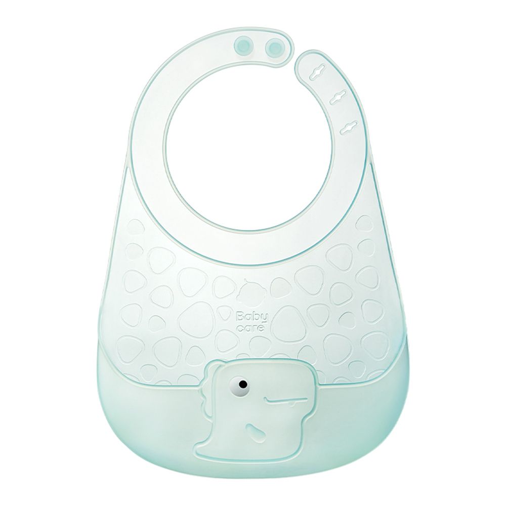 Babycare - Baby Silicone Bib - Sea Mist Blue