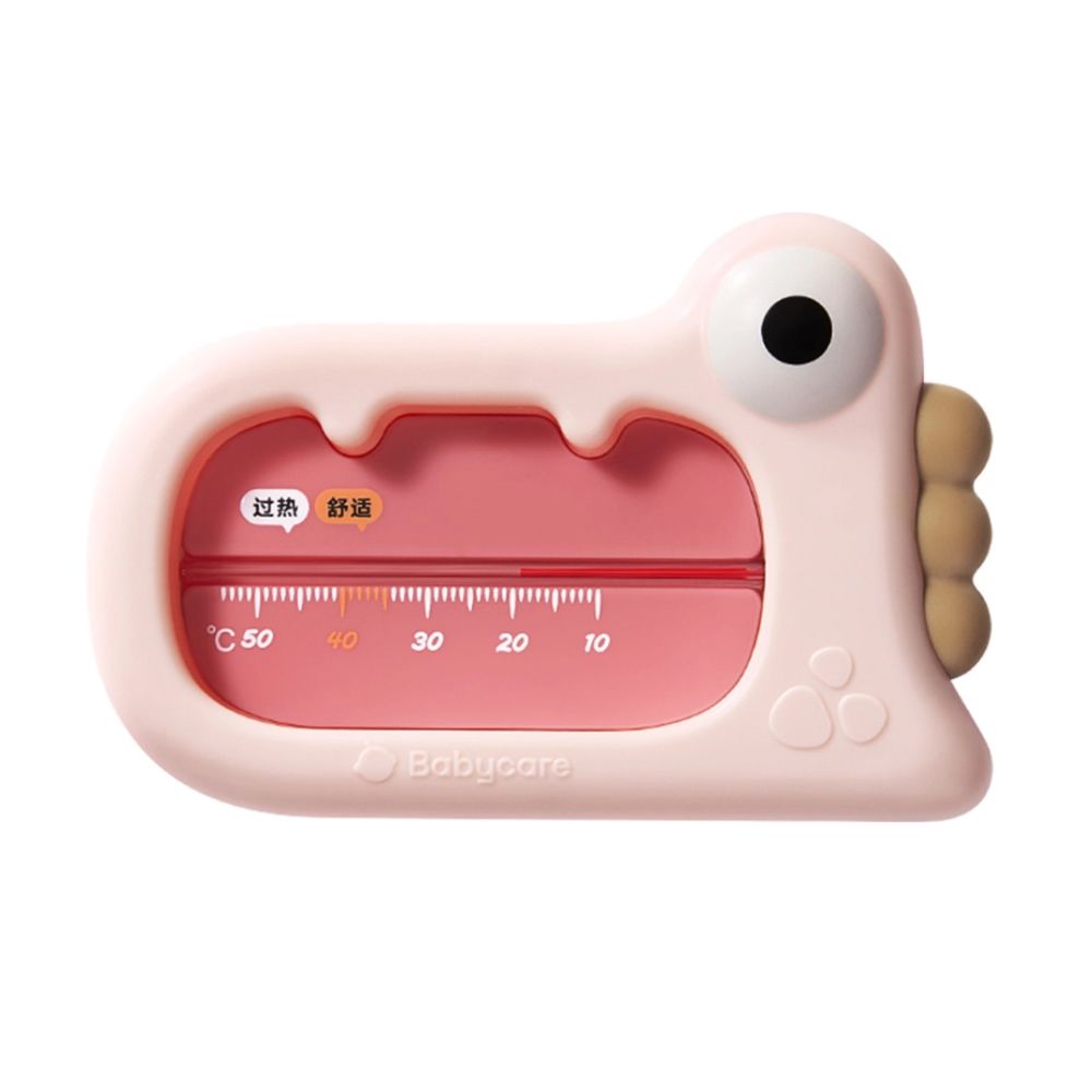 Babycare - Lysa Dino Bath Thermometer - Powder Pink