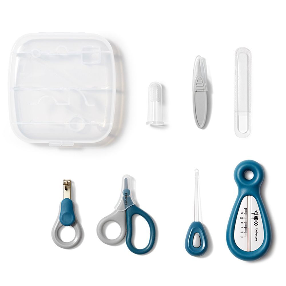 Babycare - Baby Daily Care Kit - Blue - 7 Pcs