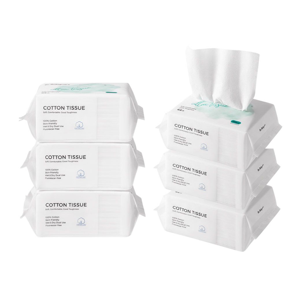 Babycare - Cotton Tissue - Pack of 6 - 600 Pcs