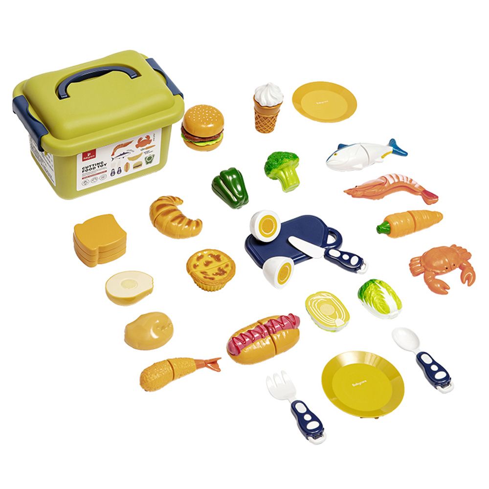 Babycare - Cutting & Cooking Food Toy - Multicolor