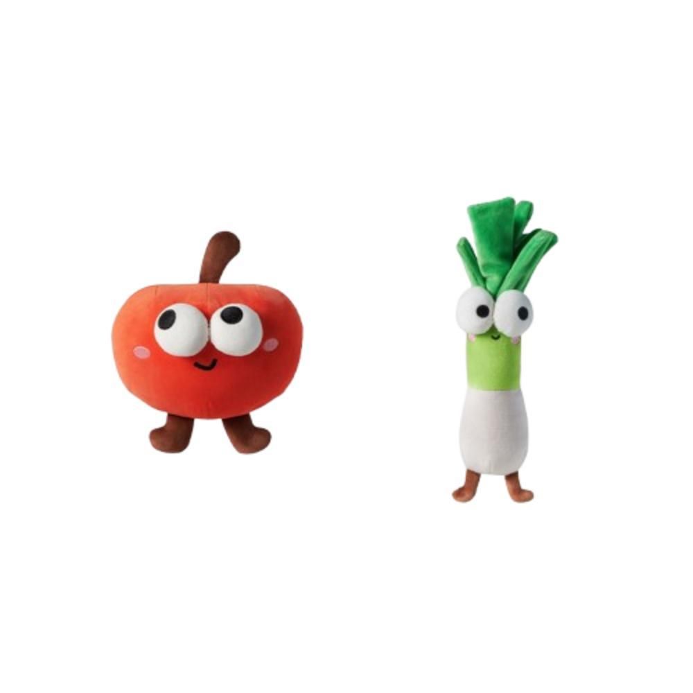 Babycare - Veg And Fruit Plush Toy Set - 2 Pcs