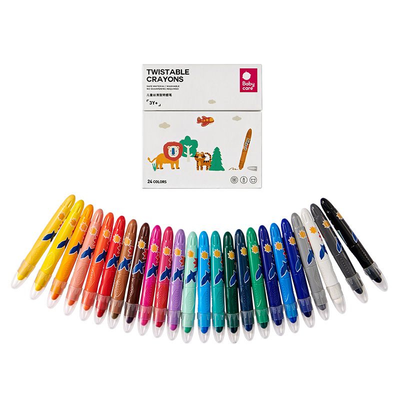 Babycare - Twistable Crayons - 24 Pcs