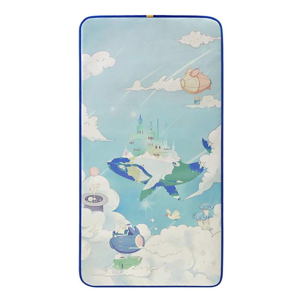 Babycare - Cooling Silk Sleeping Mat - Whale In The Castle - Blue