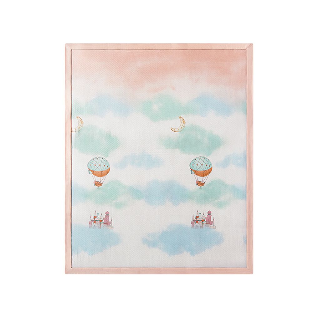 Babycare - Soft Plant Fiber Blanket - Hot Air Balloon - Pink