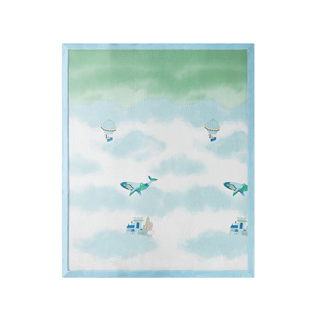 Babycare - Soft Plant Fiber Blanket - Whale Castle - Blue