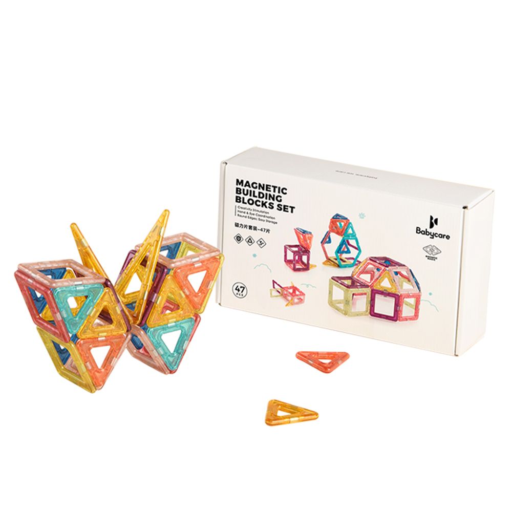 Babycare -  Magnetic Building Block Set - 47 Pcs