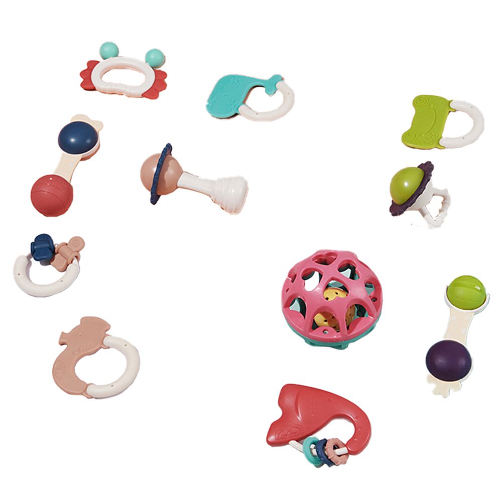 Babycare - Baby Rattle Set Multicolor